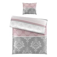 Bettwäscheset Yvonne - Rosa, Konventionell, Textil (160/210cm) - Modern Living