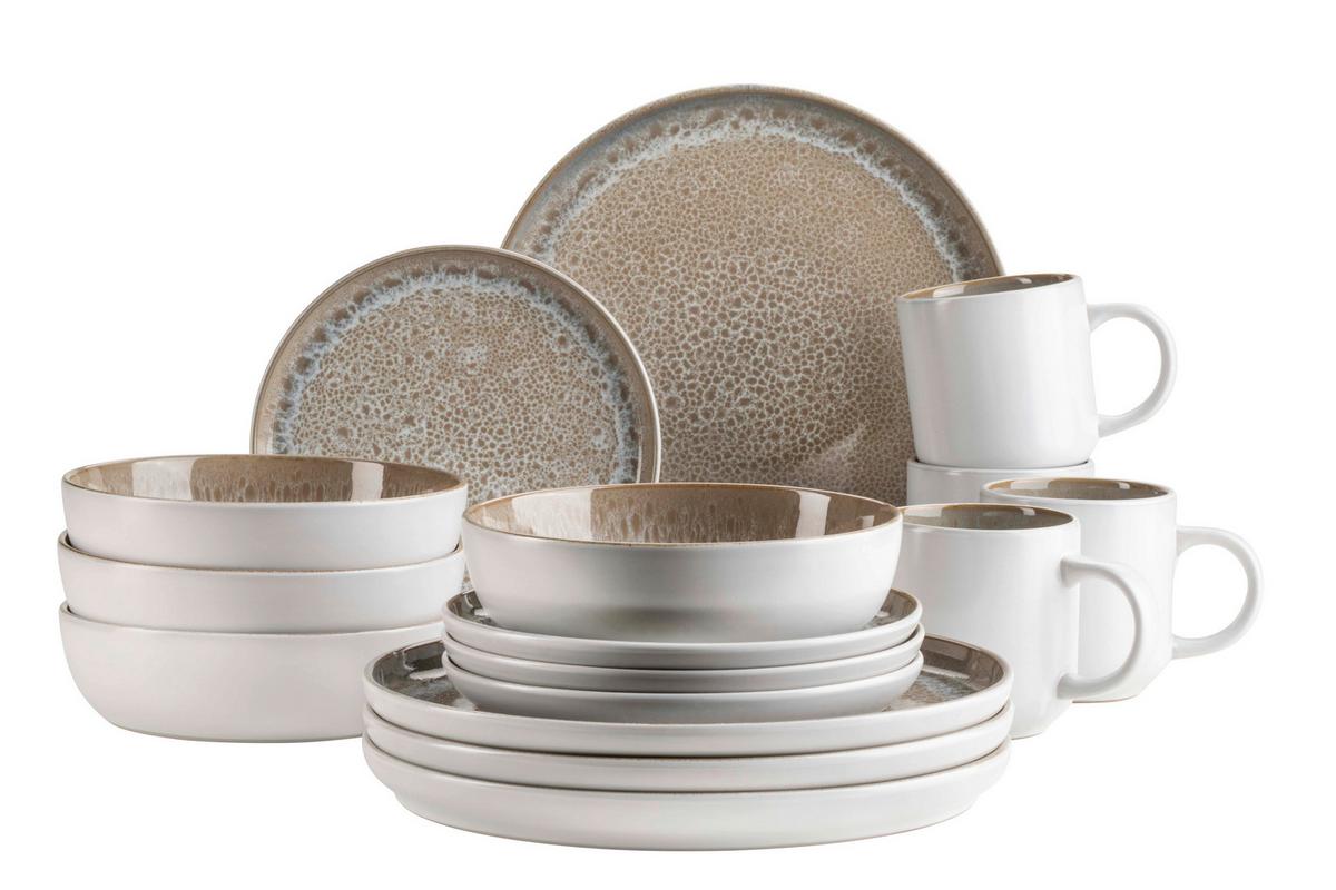 KOMBISERVICE 934508 KOMBISERVICE MALEA - Beige, Basics, Keramik - Mäser