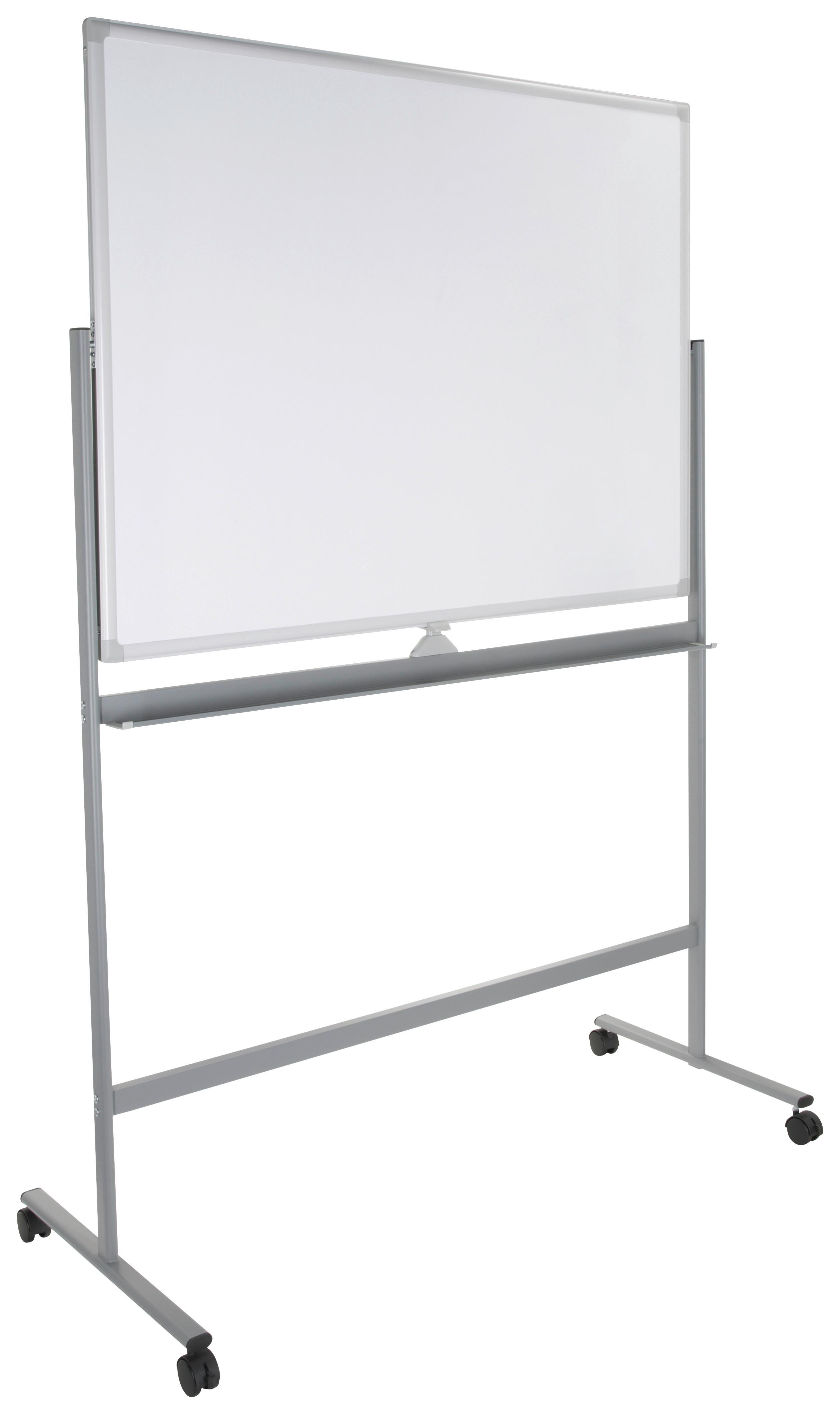 Bela Tabla Multiboard I - srebrne barve/bela, Basics, kovina (128/187/54cm) - MID.YOU