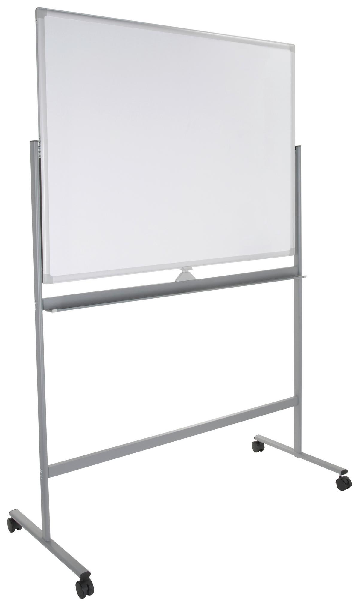 Bela Tabla Multiboard I - srebrne barve/bela, Basics, kovina (128/187/54cm) - MID.YOU