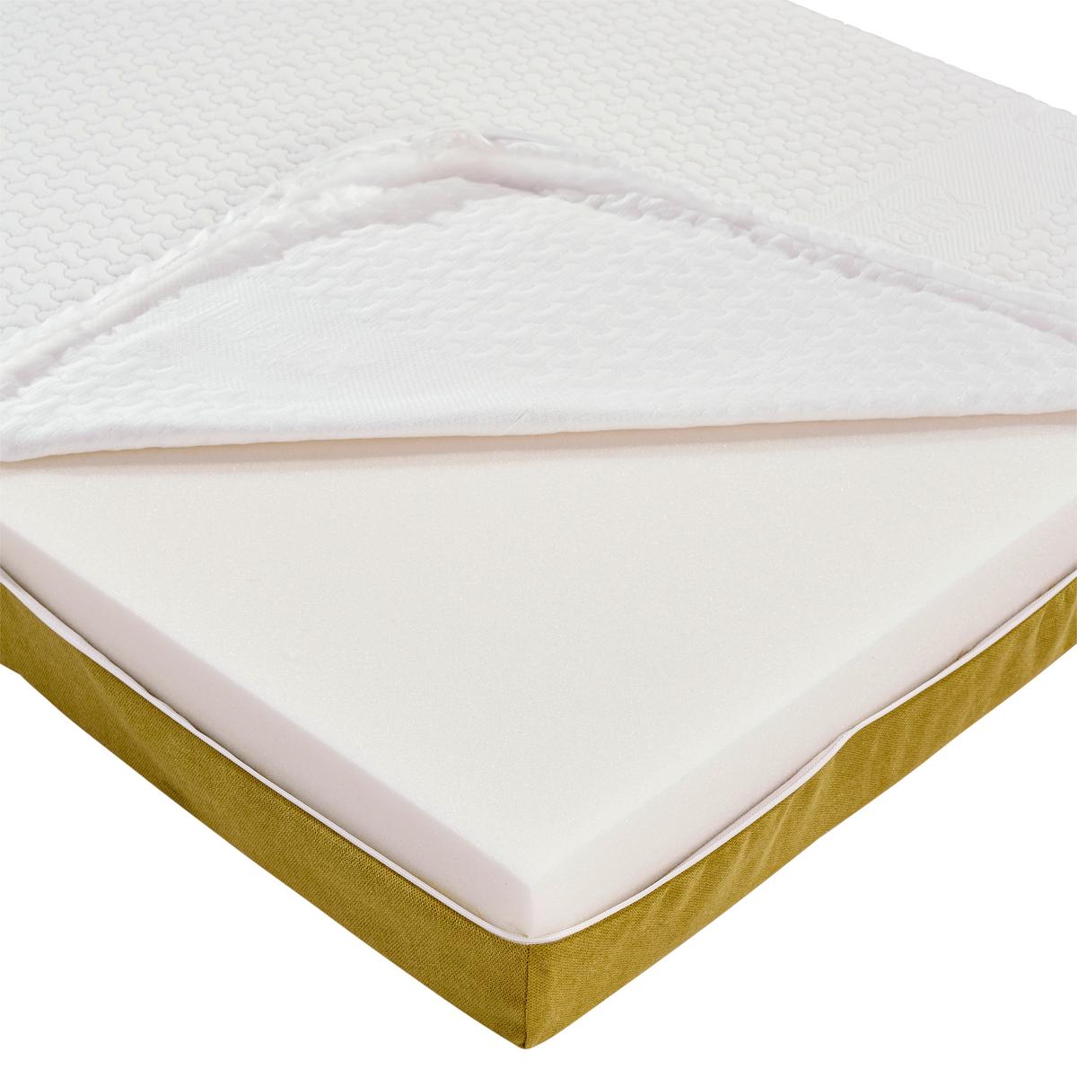 Dvostrani Madrac Enjoy - Zoe - bijela/tirkizna, tekstil (90/200cm) - Primatex