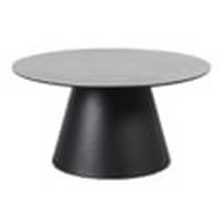 Stolić Axel - siva/crna, Design, drvni materijal/metal (80/40/80cm) - Modern Living