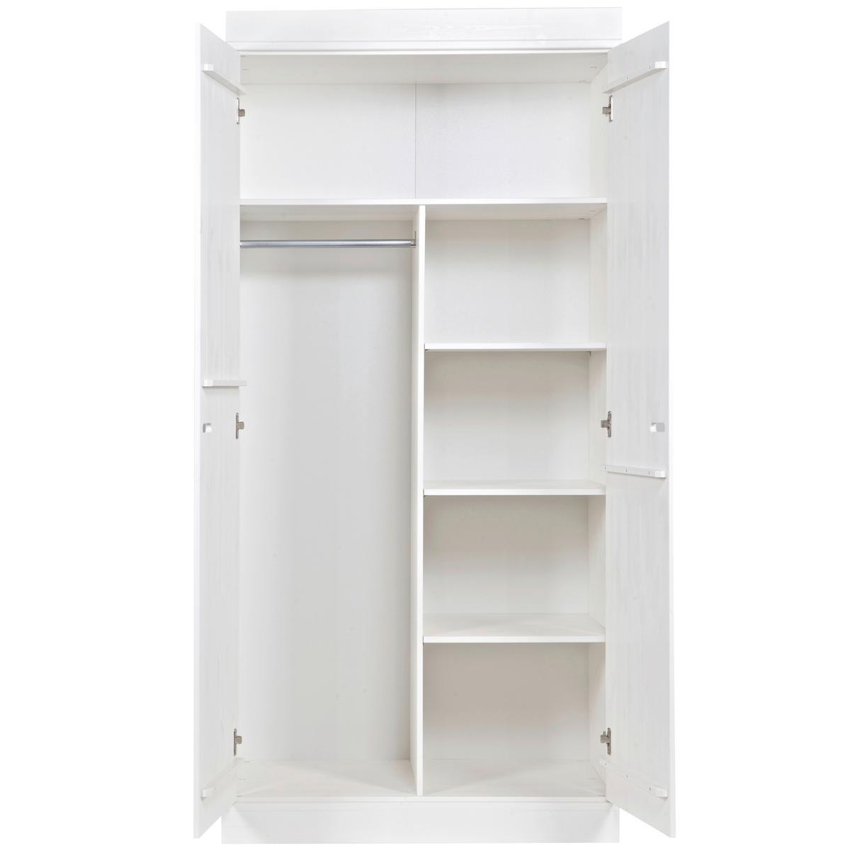 Inneneinteilung Connect Weiß - Weiß, Design, Holzwerkstoff (52/144/3cm) - Livetastic