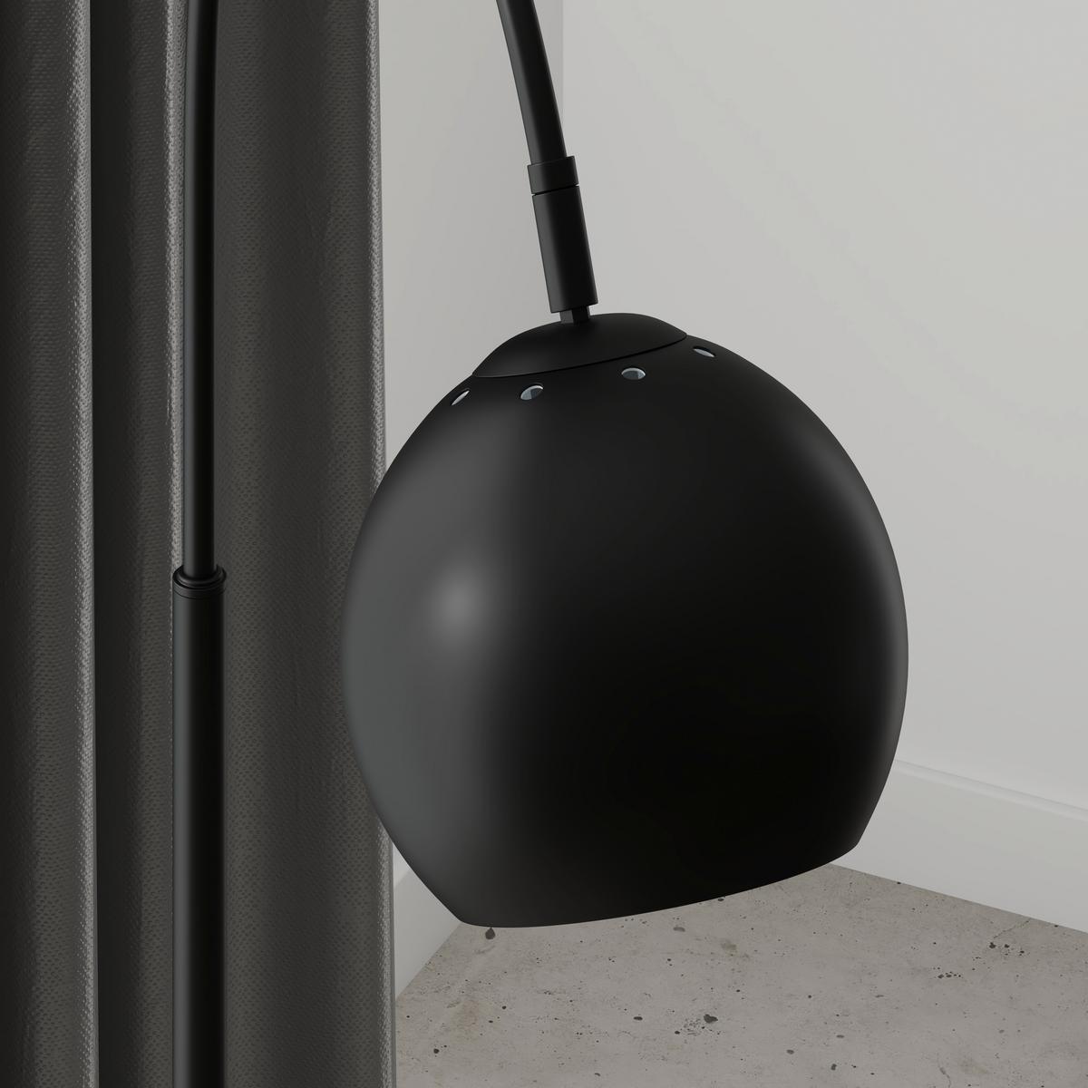 LAMPA STOJĄCA 24779B BENNO - czarny, Basics, tworzywo sztuczne/metal (46/25/150cm)