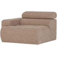 SOFAELEMENT Novi Taupe B: 109cm - Taupe, Design, Kunststoff/Textil (109/86/113cm) - Livetastic