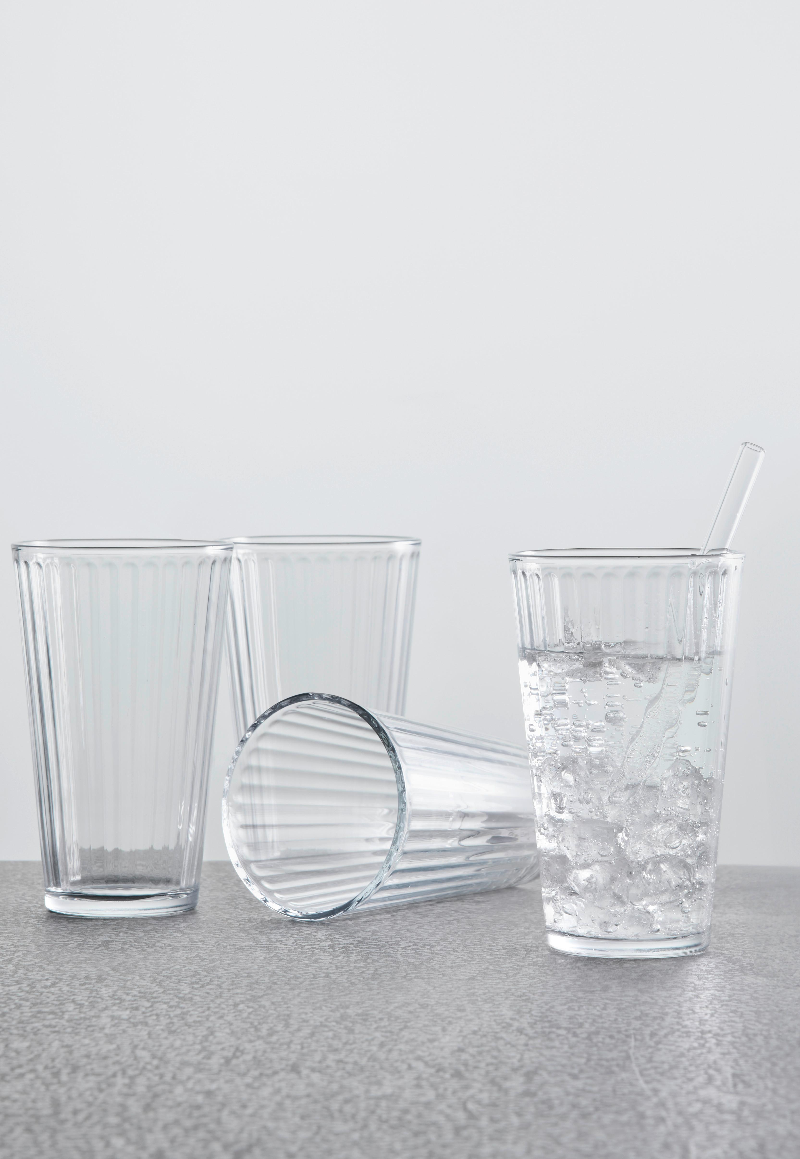 DRICKSGLAS I SET OLE - klar, Klassisk, glas (460ml) - Mömax