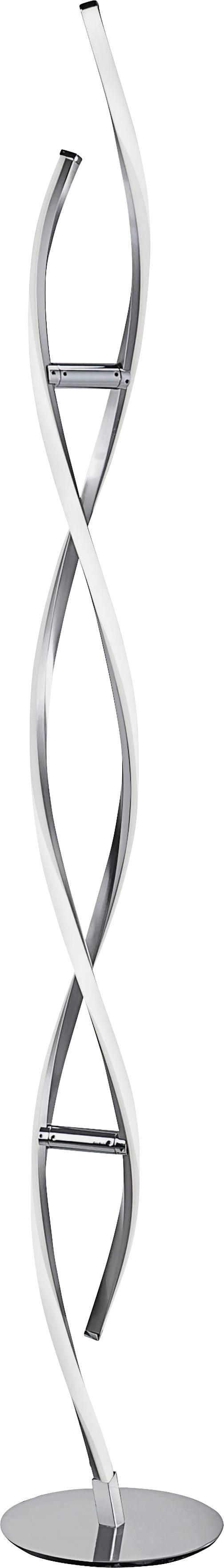 LAMPA STOJĄCA LED 9140-55 POLINA - kolor niklowy, Konventionell, metal (20/20/136cm) - Paul Neuhaus