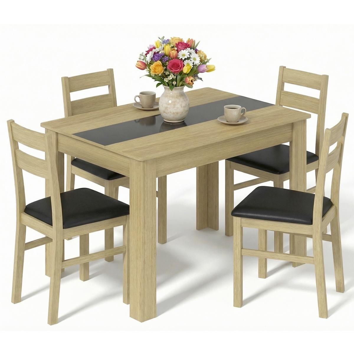 Esstisch Vcm Esstisch "disalo" 115x80 - Honigeiche, Modern, Holzwerkstoff (115/80/75cm) - MID.YOU