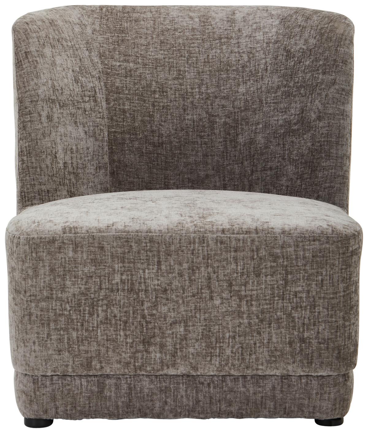 FOTEL POLSTER - szary, Design, drewno/tkanina (64/71/73cm) - MID.YOU