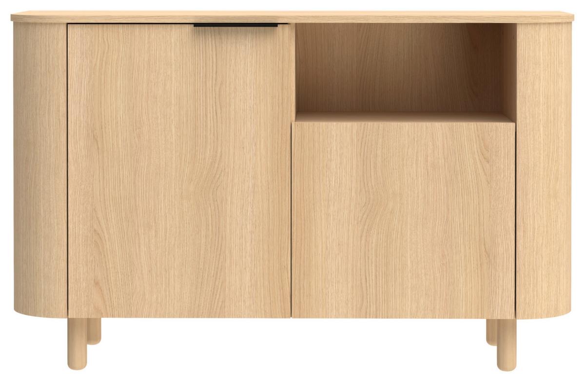 Kommode Roma Eichefarben - Eichefarben, MODERN, Holz/Holzwerkstoff (131/82/43cm) - Mömax