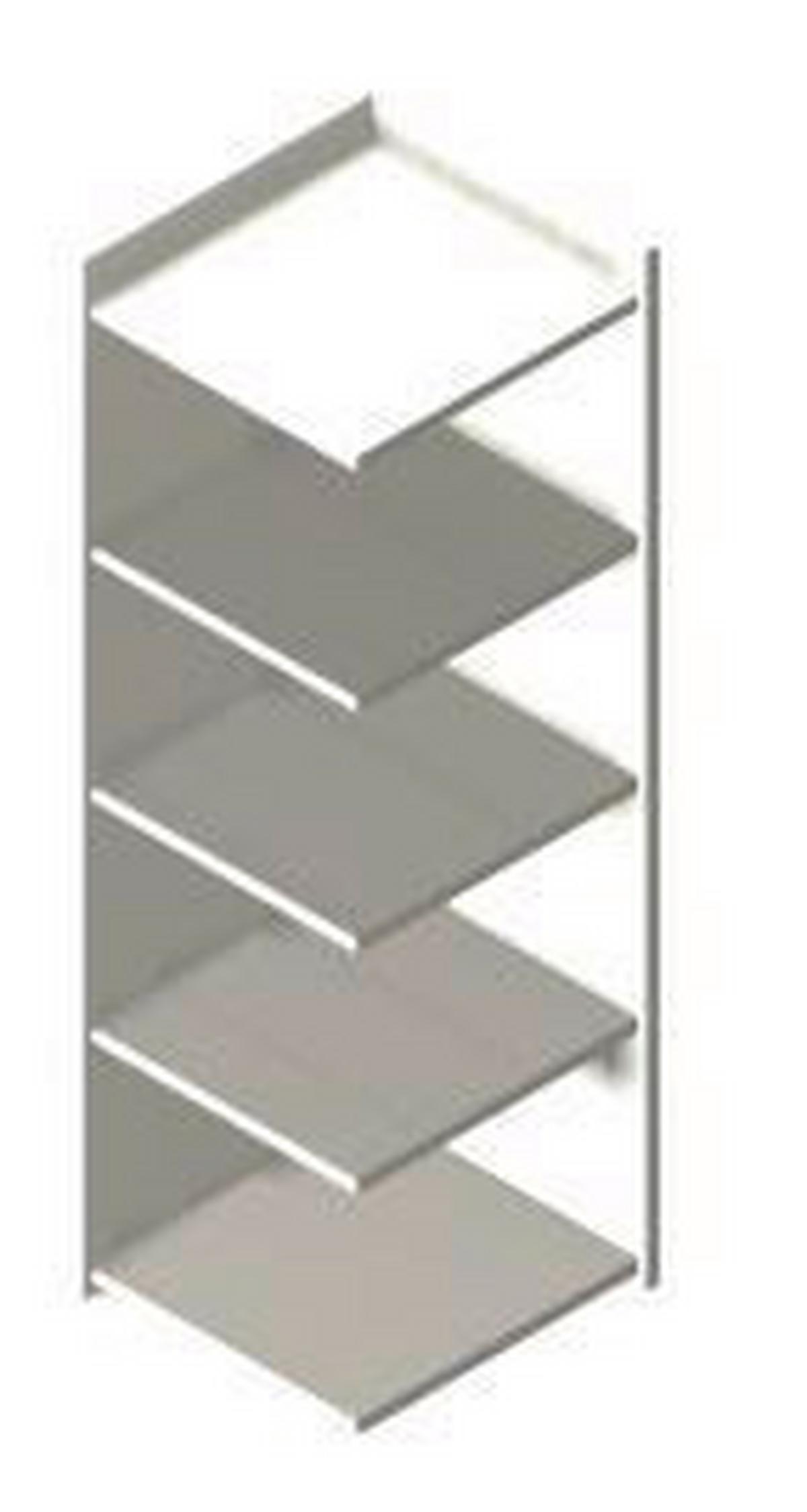 Etajeră de colț MX 184 - alb, Modern, material pe bază de lemn (37/110,5/35cm) - Modern Living