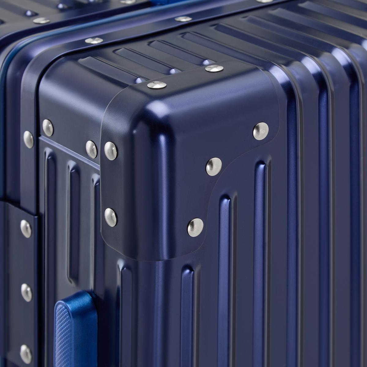 Reisekoffer Dubai Blau - Blau, KONVENTIONELL, Metall (56/36/22cm) - Mömax