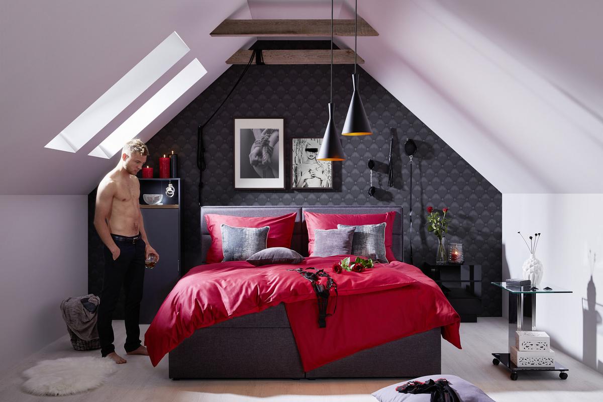 Ramă foto Gitta - negru, Modern, sticlă/material pe bază de lemn (30/40/3,6cm) - Modern Living