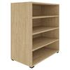 HYLLA UNIT-ELEMENTS MAXI -BASED- - svart/ekfärgad, Modern, trämaterial (91,2/89,6/40cm) - Based
