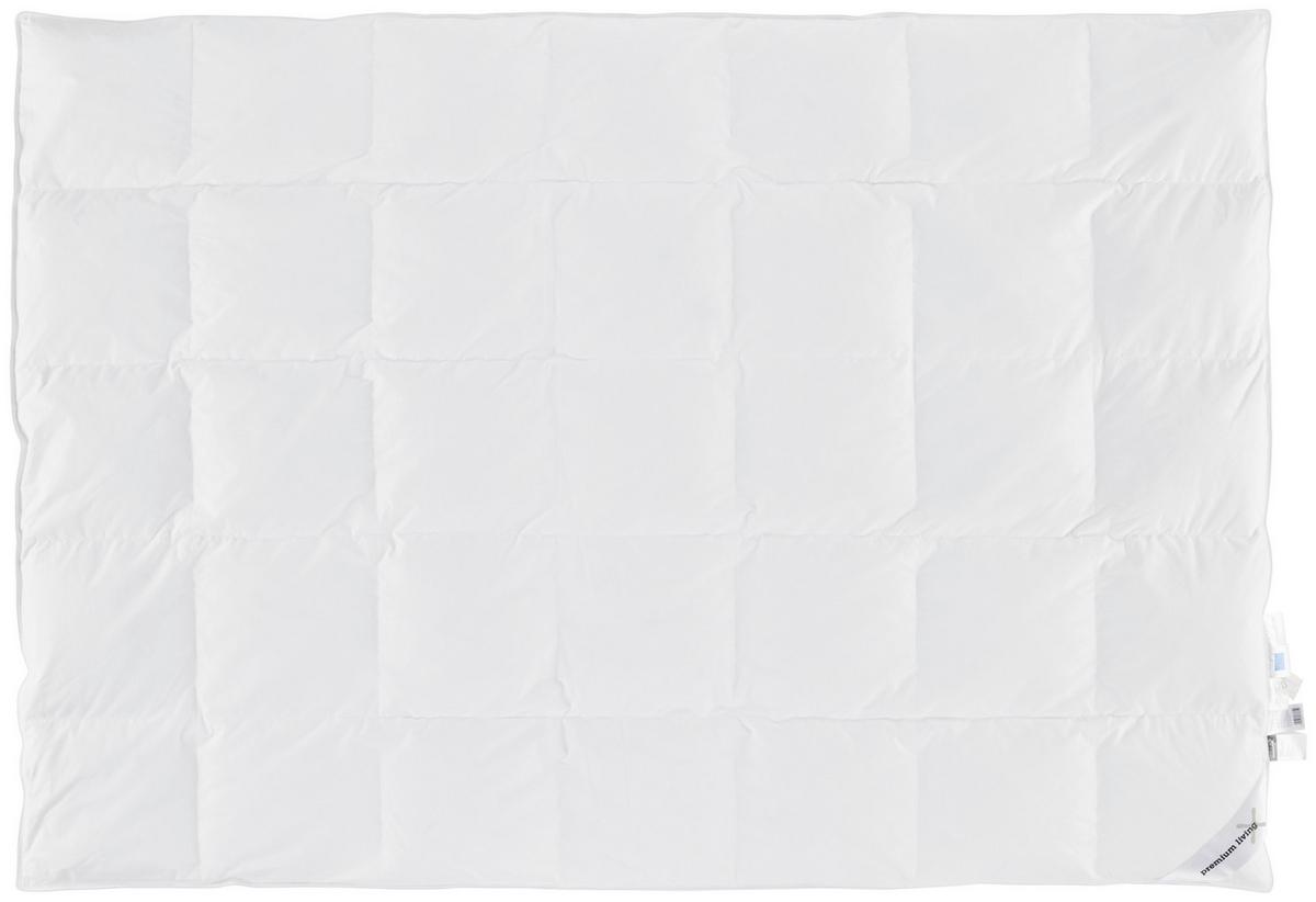 Odeja Iz Puha Dana, Ca. 135x200 Cm - bela, Konvencionalno, tekstil (135-140/200cm) - Premium Living