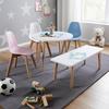 BARNSTOL TIBBY - vit, Modern, trä/plast (30/56,5/32,5cm) - Bessagi Kids