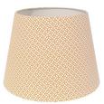 Leuchtenschirm Sahara in Orange - Orange/Weiß, LIFESTYLE, Textil/Metall (25-35/25cm) - MÖMAX modern living