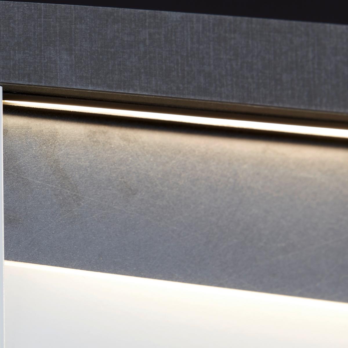Komoda Alassio Alsk09 - bijela/boje grafita, Moderno, drvni materijal/plastika (156,3/86,2/40,5cm) - Modern Living