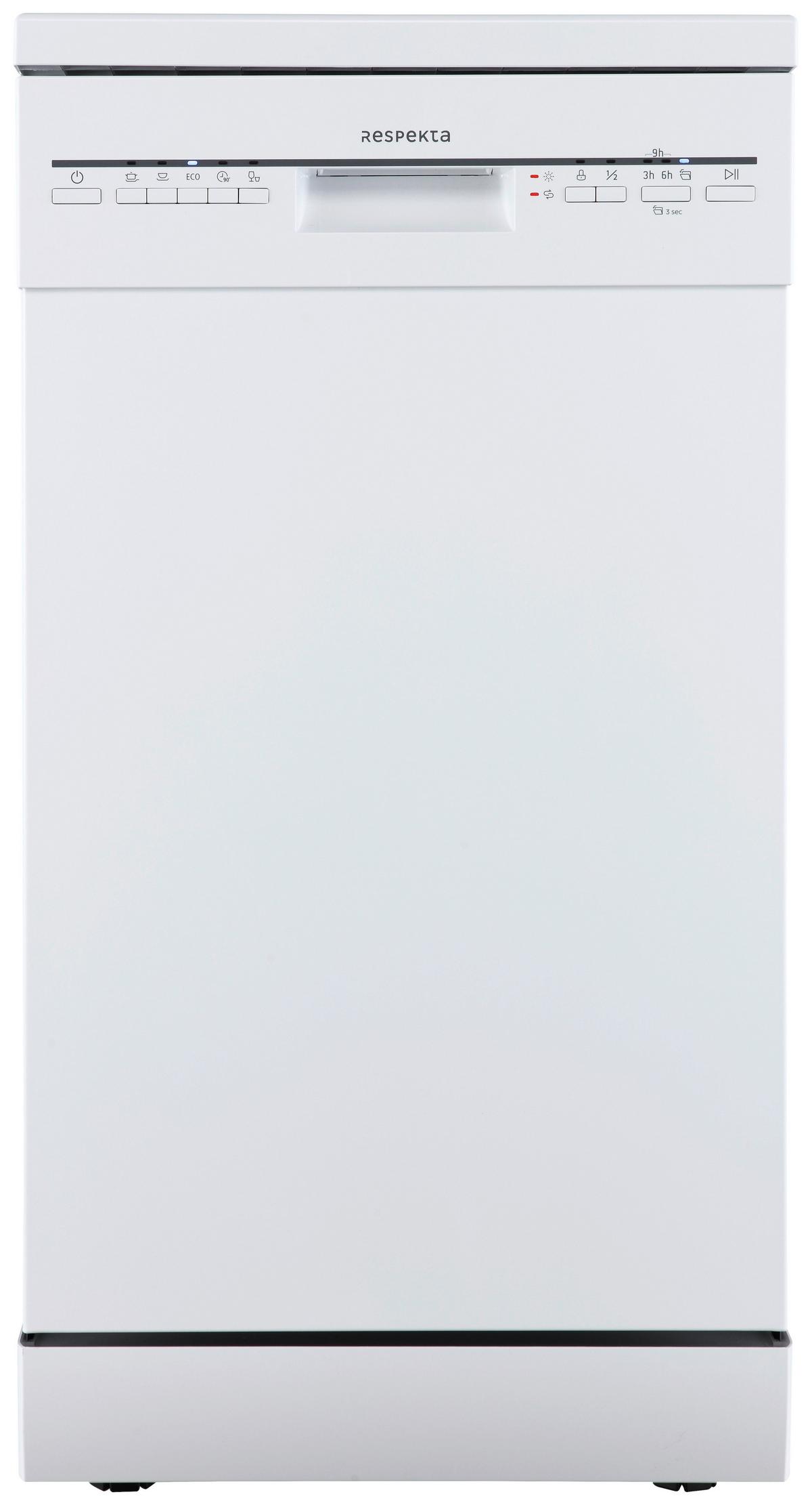 Pomivalni Stroj Gsps45w-12 - bela, Basics, kovina/umetna masa (44,8/84,5/60cm) - Respekta