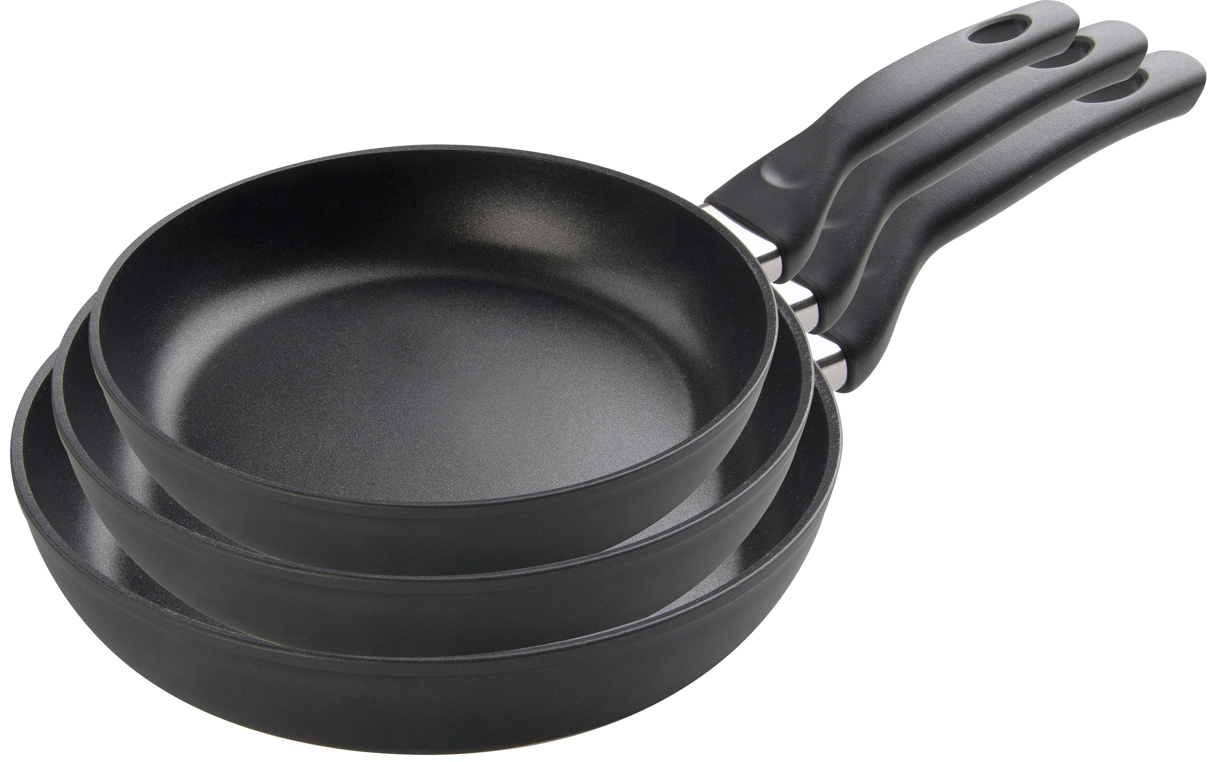 ZESTAW PATELNI 1006973 ZWILLING - czarny, Basics, metal (20+24+28cm) - Zwilling