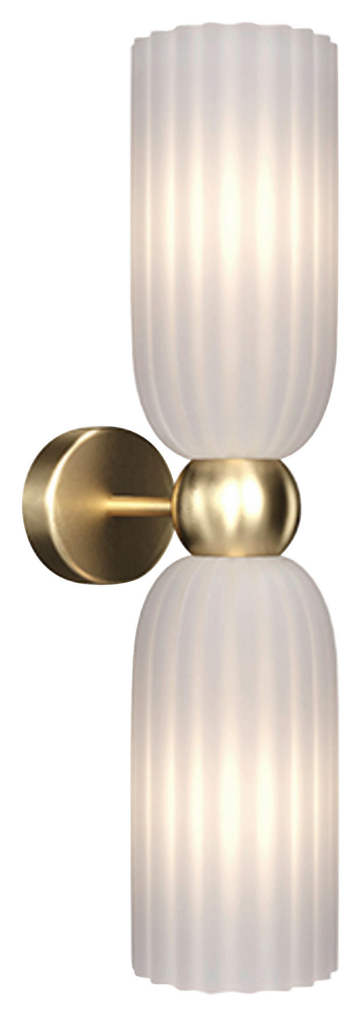 Wandleuchte Antic Goldfarben max. 40 Watt - Goldfarben, Glas/Metall (18/43,5/10cm) - MAYTONI