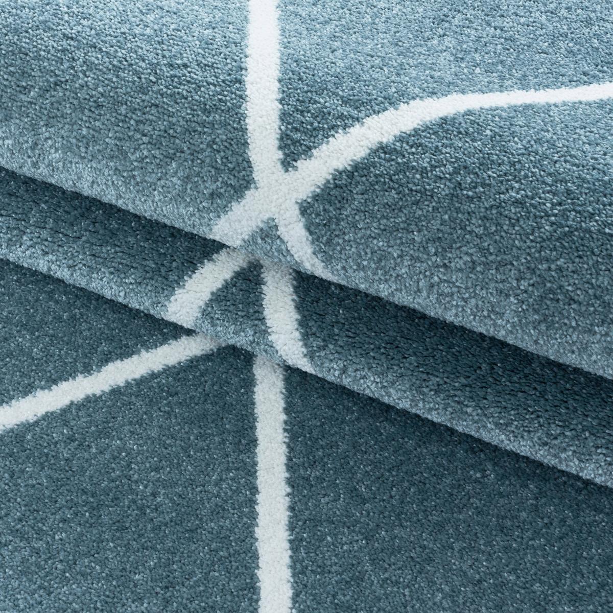 Hochflorteppich Rio Blau ca. 80x150cm - Blau, Basics, Textil (80/150cm)