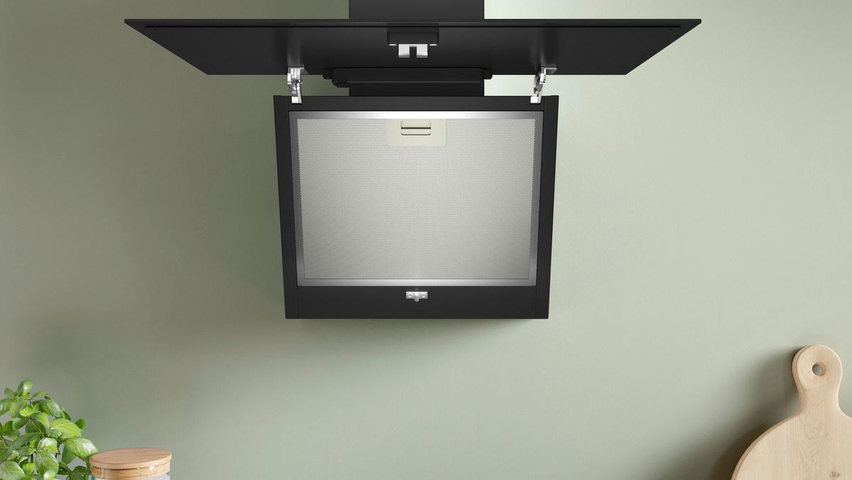 Dunstabzugshaube DWK65DK60 Schwarz - Schwarz, LIFESTYLE (59/69-97,5/32,5cm) - Bosch