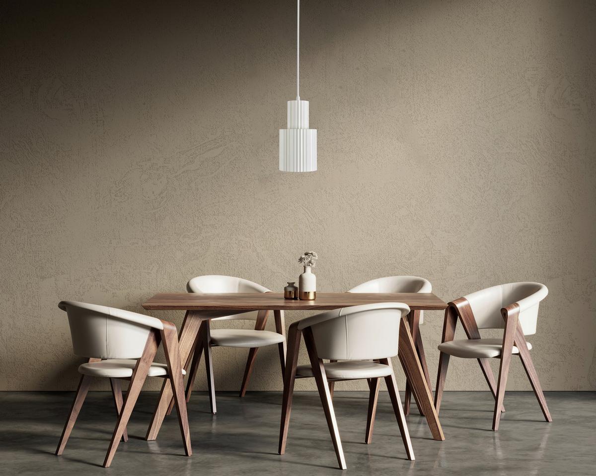 Hängeleuchte Lp-787/1p Lwh_tokio - Weiss, Design, Metall (22/150cm)