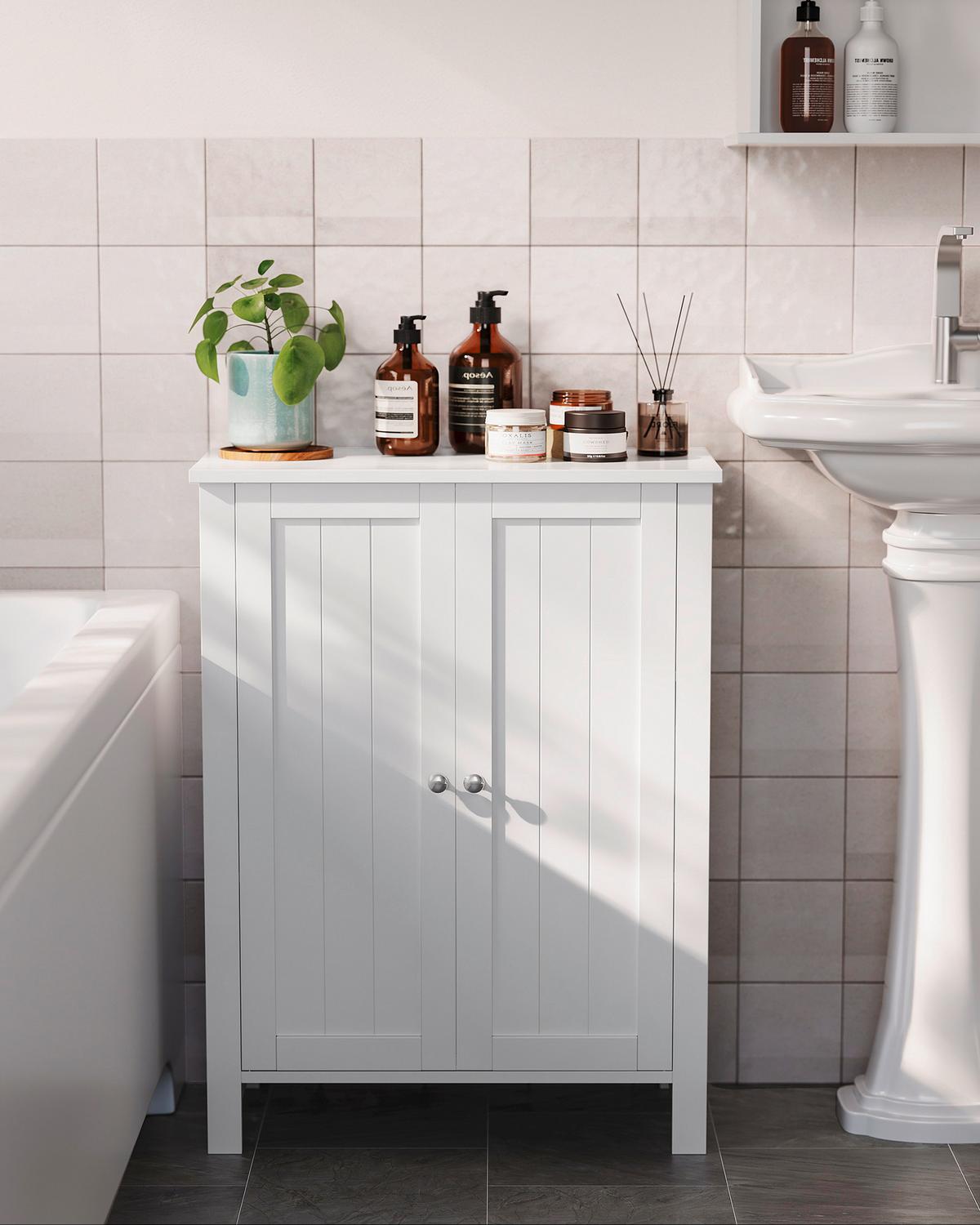 SEITENSCHRANK BCB60W - Weiß, Trend, Holzwerkstoff/Metall (60/80/30cm) - MID.YOU