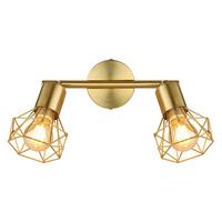 STRAHLER 54802GB-2 - Goldfarben, Design, Metall (22/8/19cm) - Globo