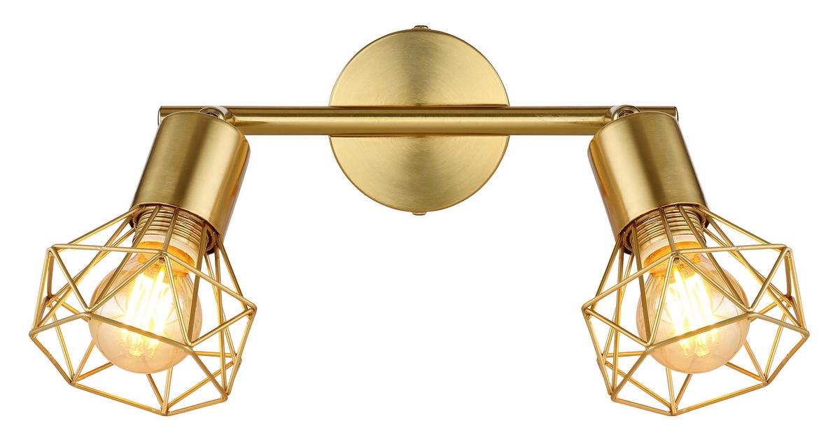STRAHLER 54802GB-2 - Goldfarben, Design, Metall (22/8/19cm) - Globo