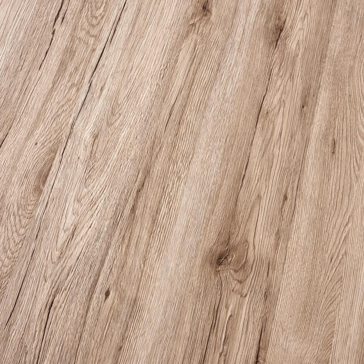 Jedilna Miza Leeds, Ø 120cm - črna/naravne barve, Trendi, kovina/leseni material (120/76/120cm) - Livetastic