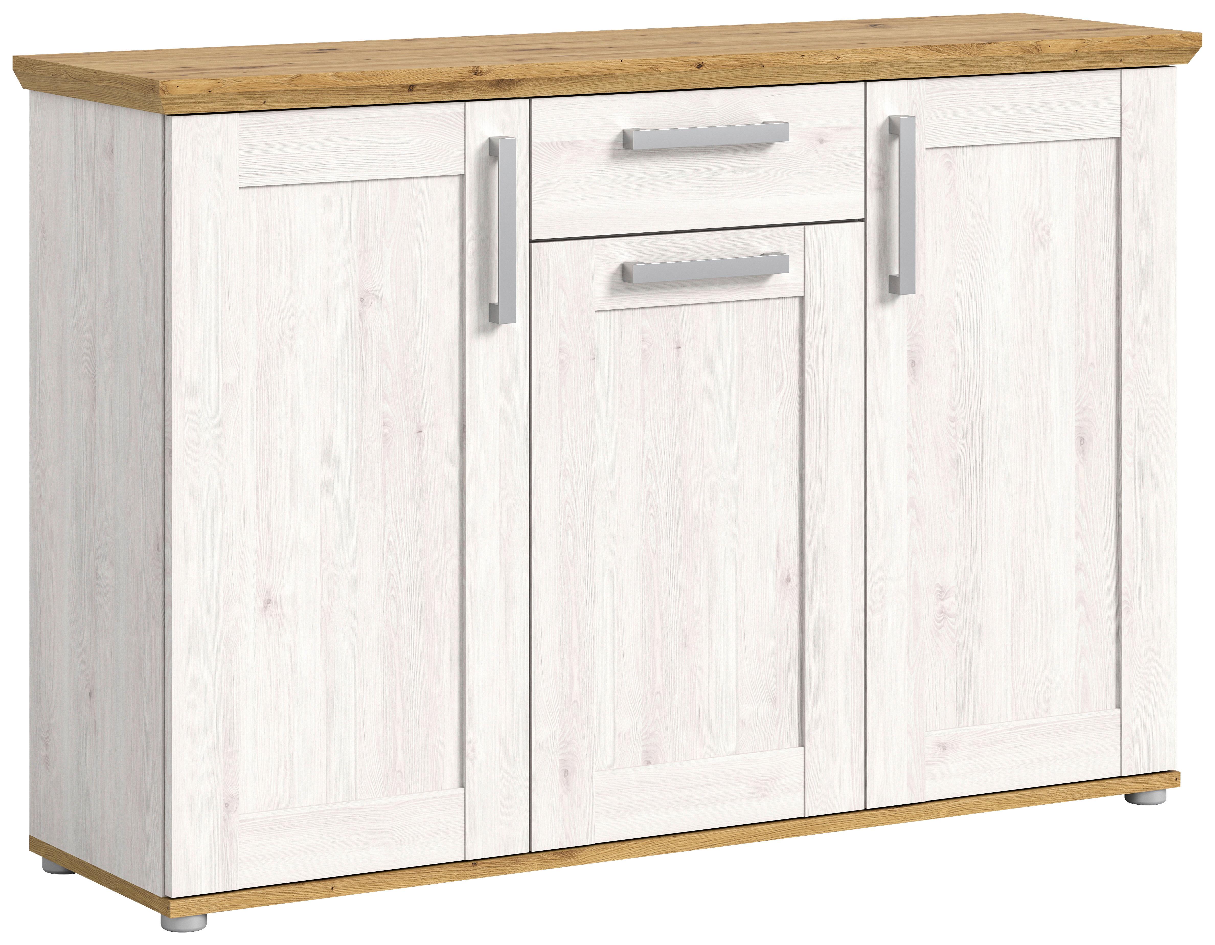 Kommode Verona ca. 133x88x37 cm Lärche/Eiche - KONVENTIONELL, Holzwerkstoff/Kunststoff (133/88/37cm) - MID.YOU