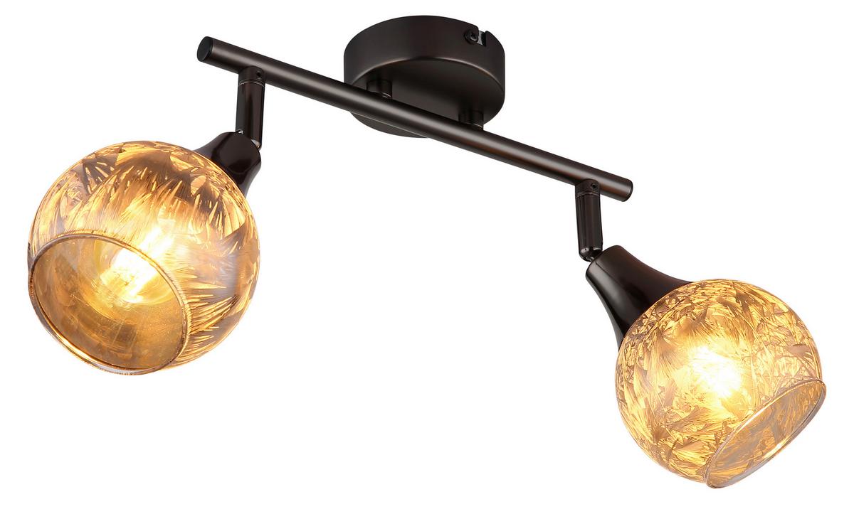 Reflektor Frosta - siva/crni krom, Basics, staklo/metal (25/9,8/19cm) - Globo