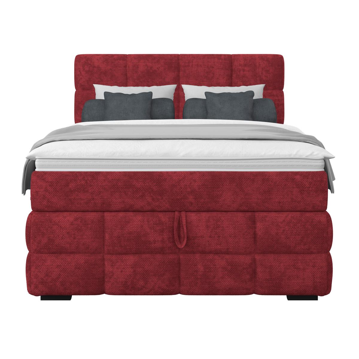 PAT BOX VEGA - alb/verde, Trend, lemn/textil (120/200cm) - Modern Living