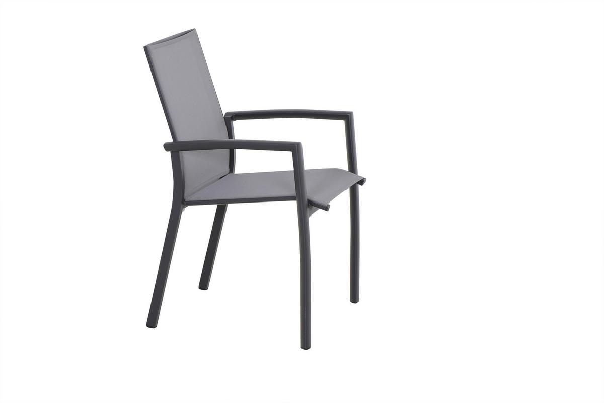 Gartentischgruppe Valia 13-tlg. Anthrazit - Anthrazit, Basics, Holzwerkstoff/Kunststoff (100/74/220cm) - Siena Garden