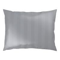 Kissenhülle Xenia Streif Silberfarben ca. 40x60cm - Silberfarben, MODERN, Textil (40/60cm) - Premium Living