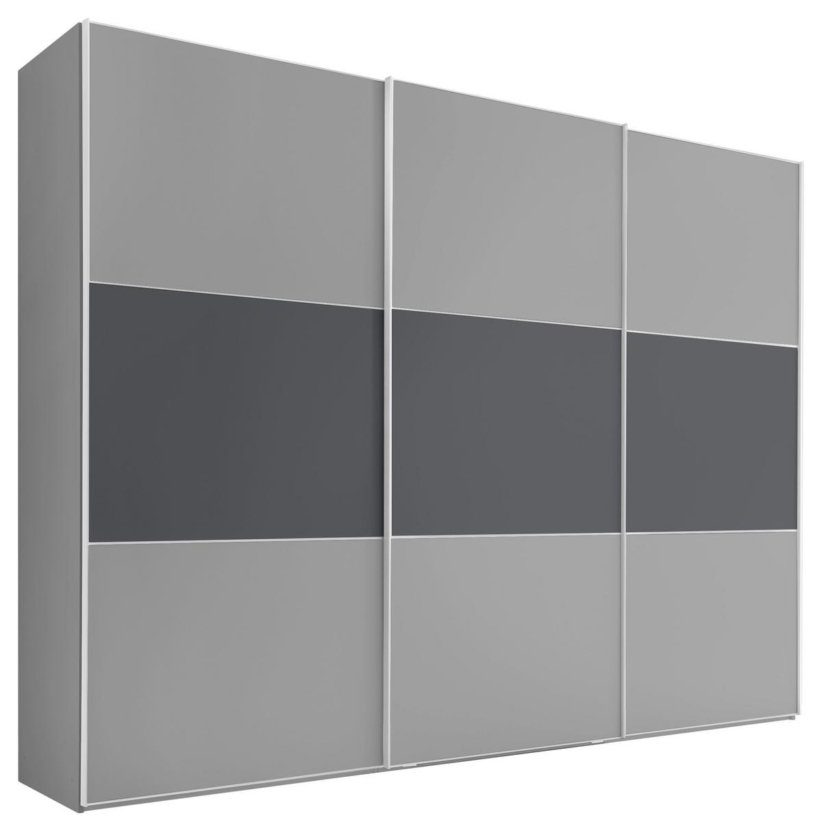 Ormar S Kliznim Vratima Includo - siva/tamno siva, Moderno (249/222/68cm) - Premium Living