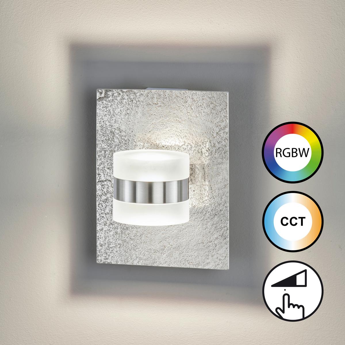 KINKIET LED 30506 ZUMA - kolor niklowy, Design, metal (21/16/16,5cm) - Fischer & Honsel