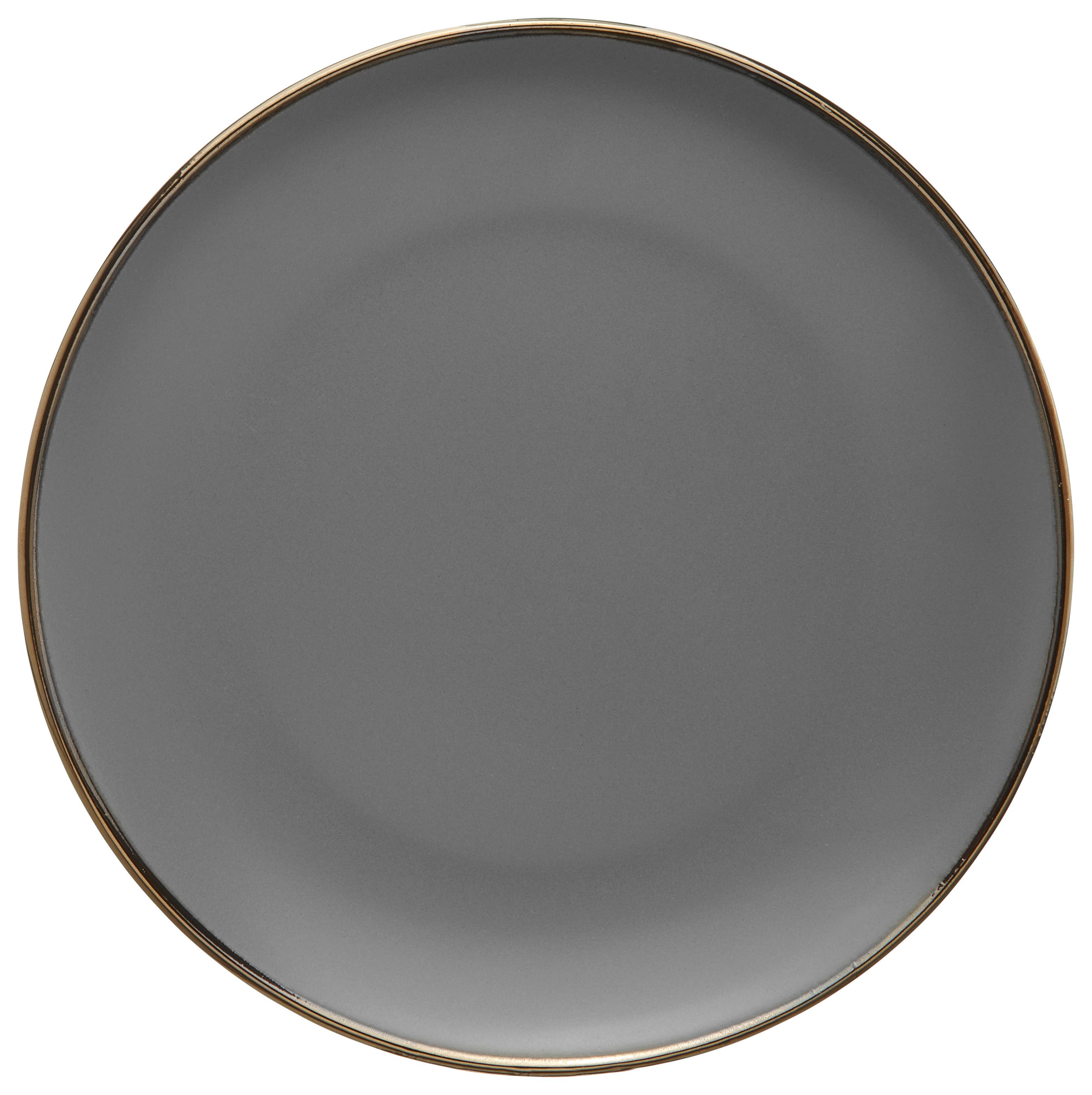 Frühstücksteller Maisie in diversen Farben - Rosa/Grau, MODERN, Keramik (20.4/2.4cm)