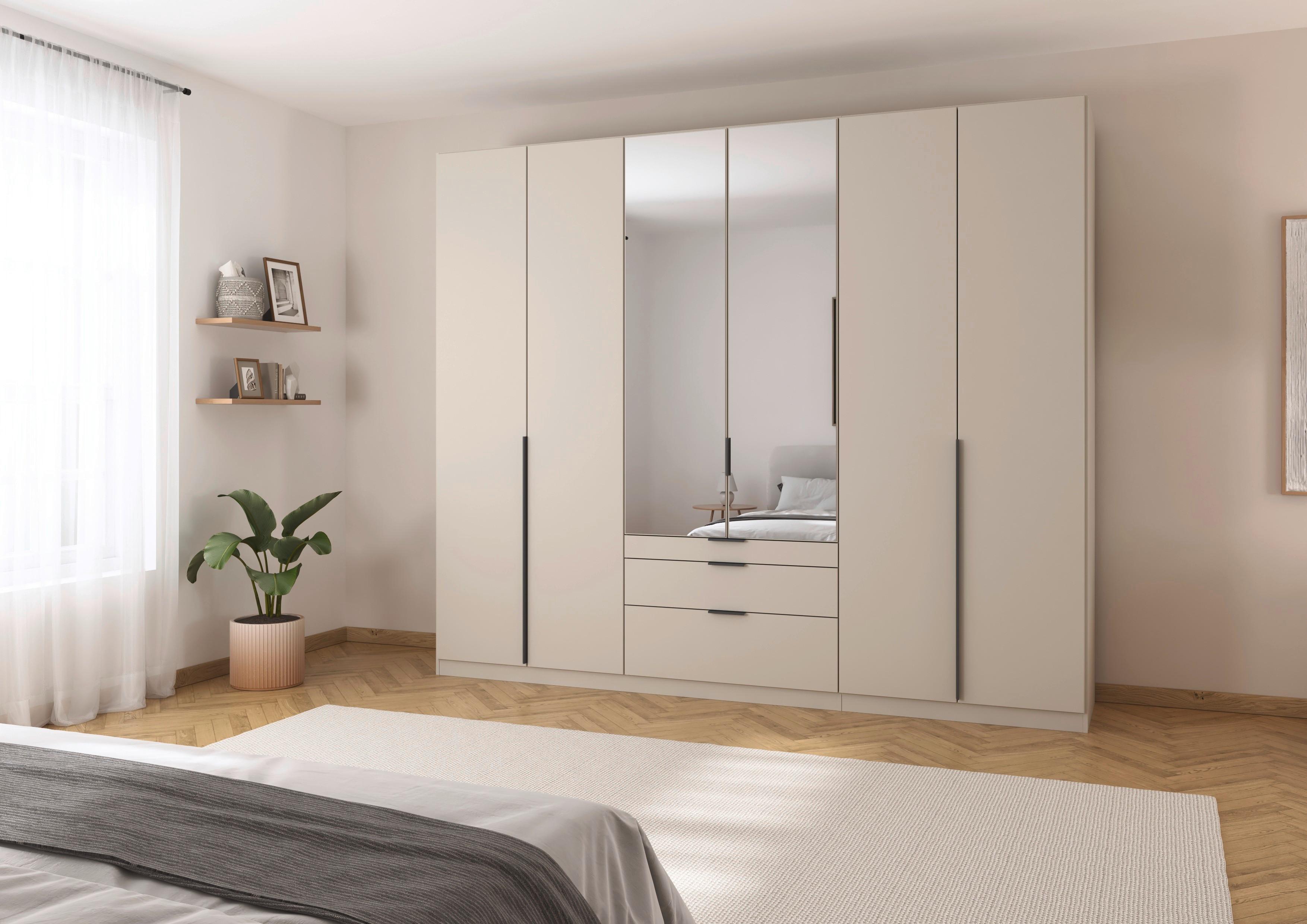 Ormar S Klasničnim Vratima Alabama - siva/srebrne boje, Moderno, drvni materijal/metal (271/229/54cm) - Modern Living