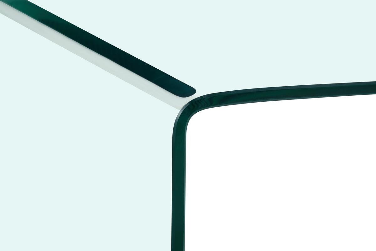 Dohányzóasztal Üveg Wing - átlátszó, Modern, üveg (70/40/70cm) - Mömax