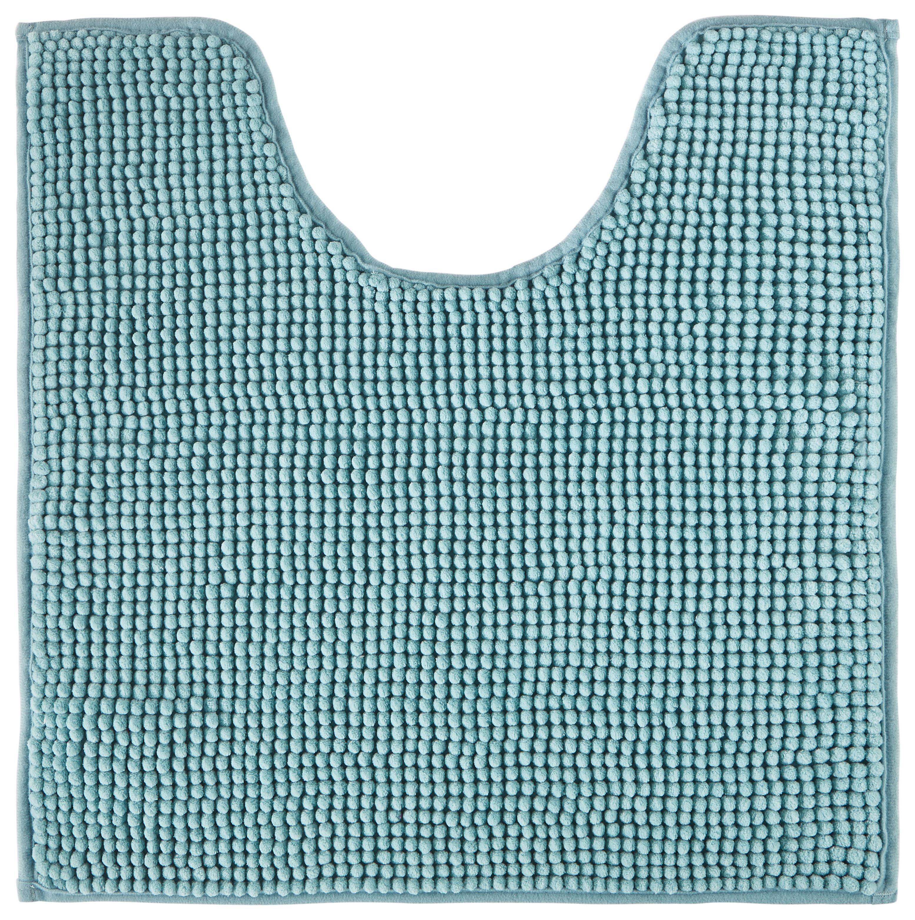 Preproga Za Wc-školjko Nelly - svetlo modra, tekstil (50/50cm) - Modern Living