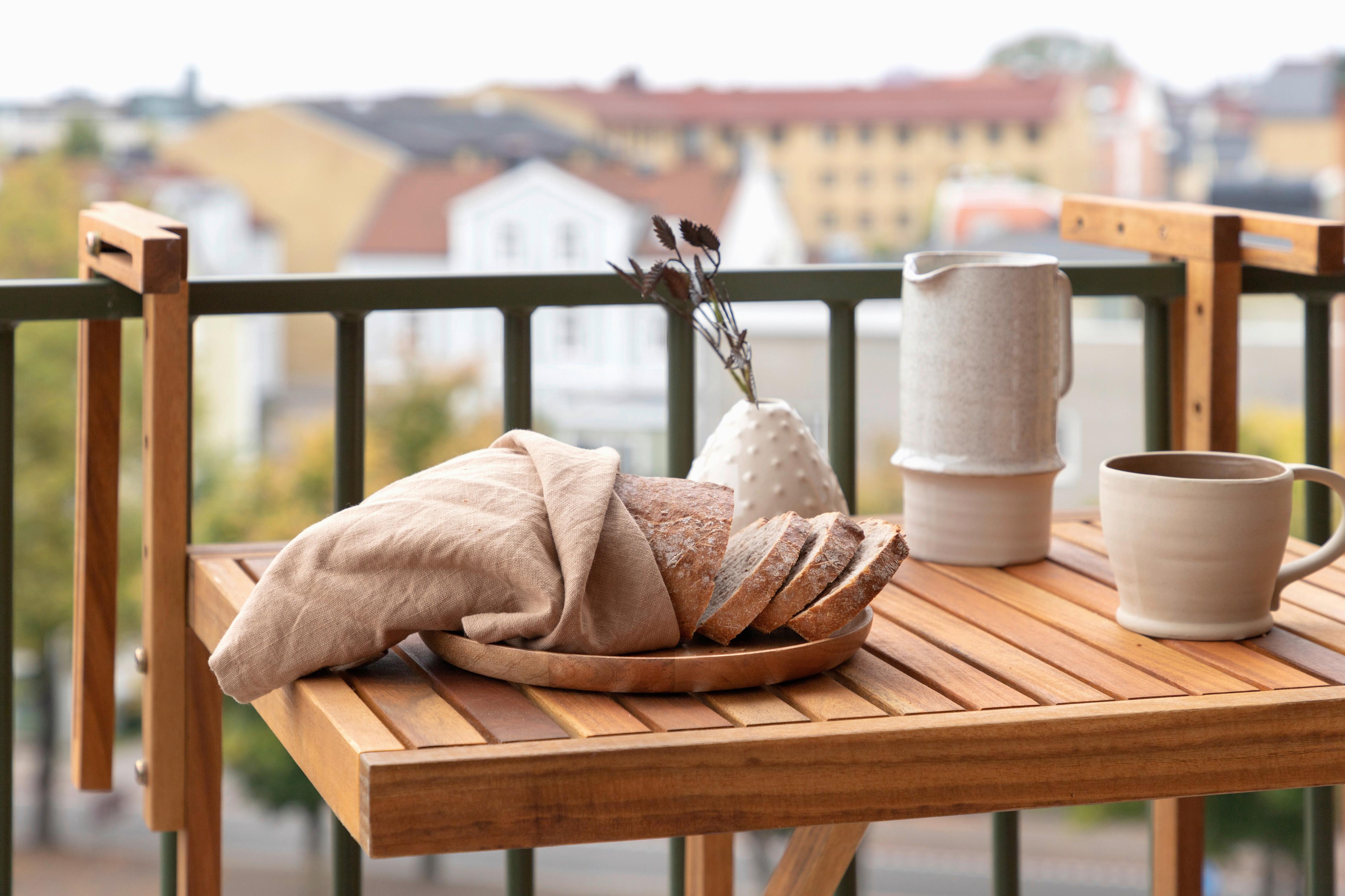 Gartentisch Marion ca. 60x45x55 cm Akazie - Akaziefarben, KONVENTIONELL, Holz (60/45/55cm) - Gardenson