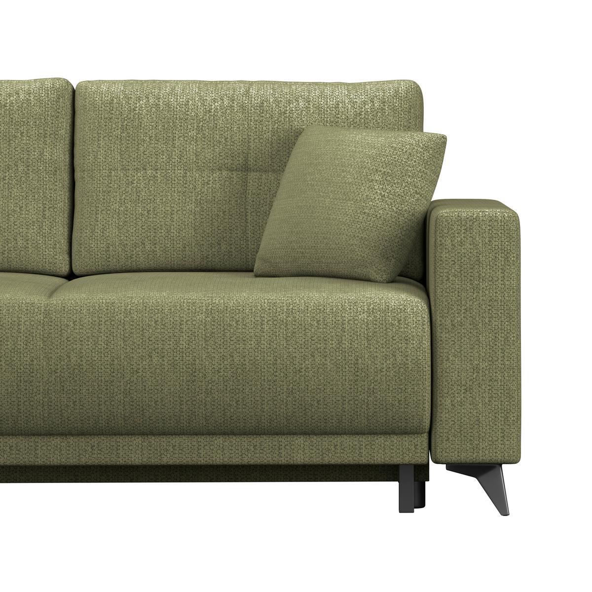 Kutna Garnitura Texas - zelena/crna, Konvencionalno, drvo (203/259cm)