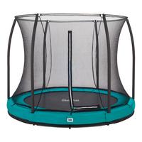 Boden-Trampolin Salta Comfort Ø ca. 305cm - Grün, Basics, Metall (305cm) - Salta