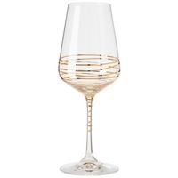 Weißweinglas Elegance ca. 350ml - Klar/Goldfarben, MODERN, Glas (0,35l) - Bohemia