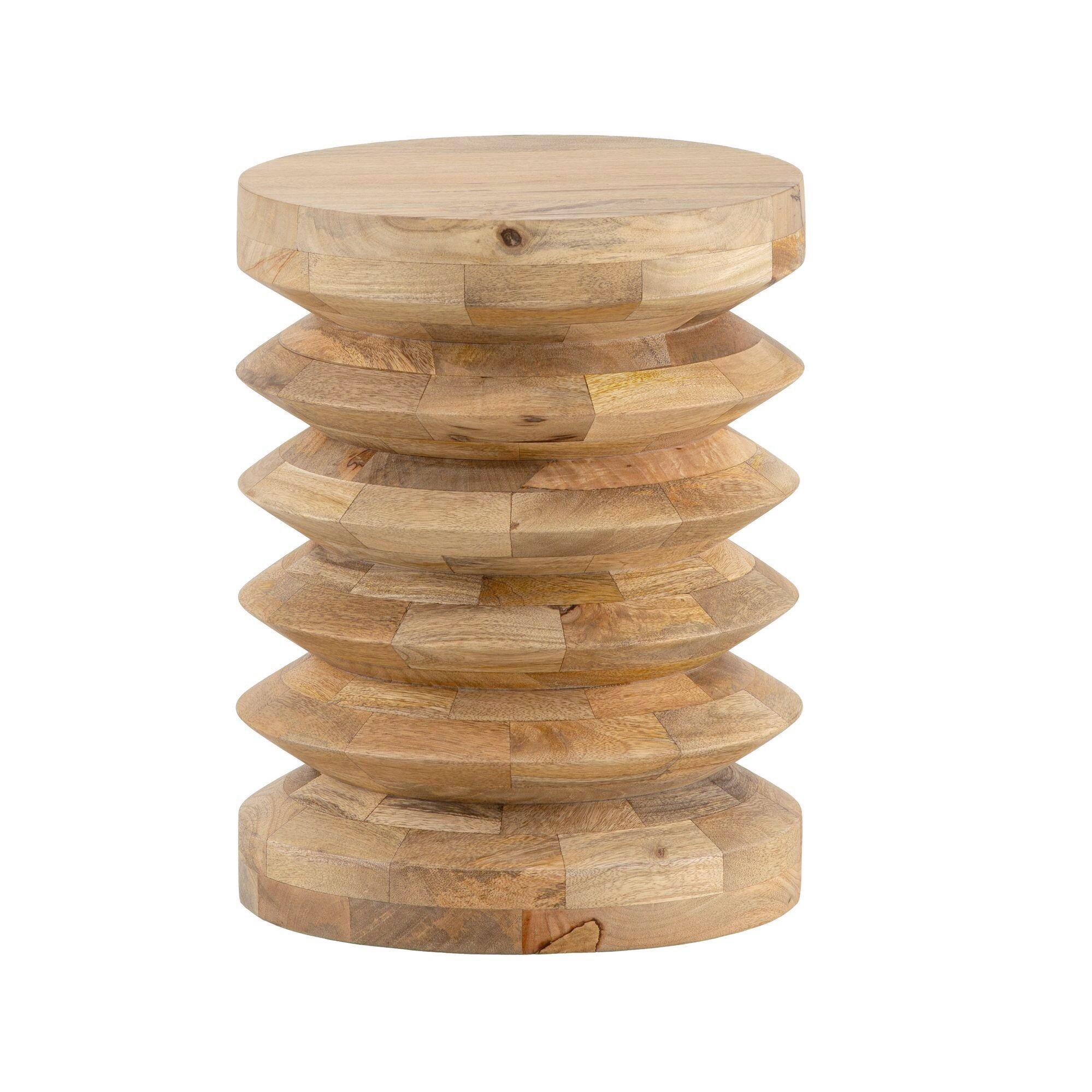 Mizica Mango, Pravi Les - rjava, Design, les (35/35/45cm) - Livetastic