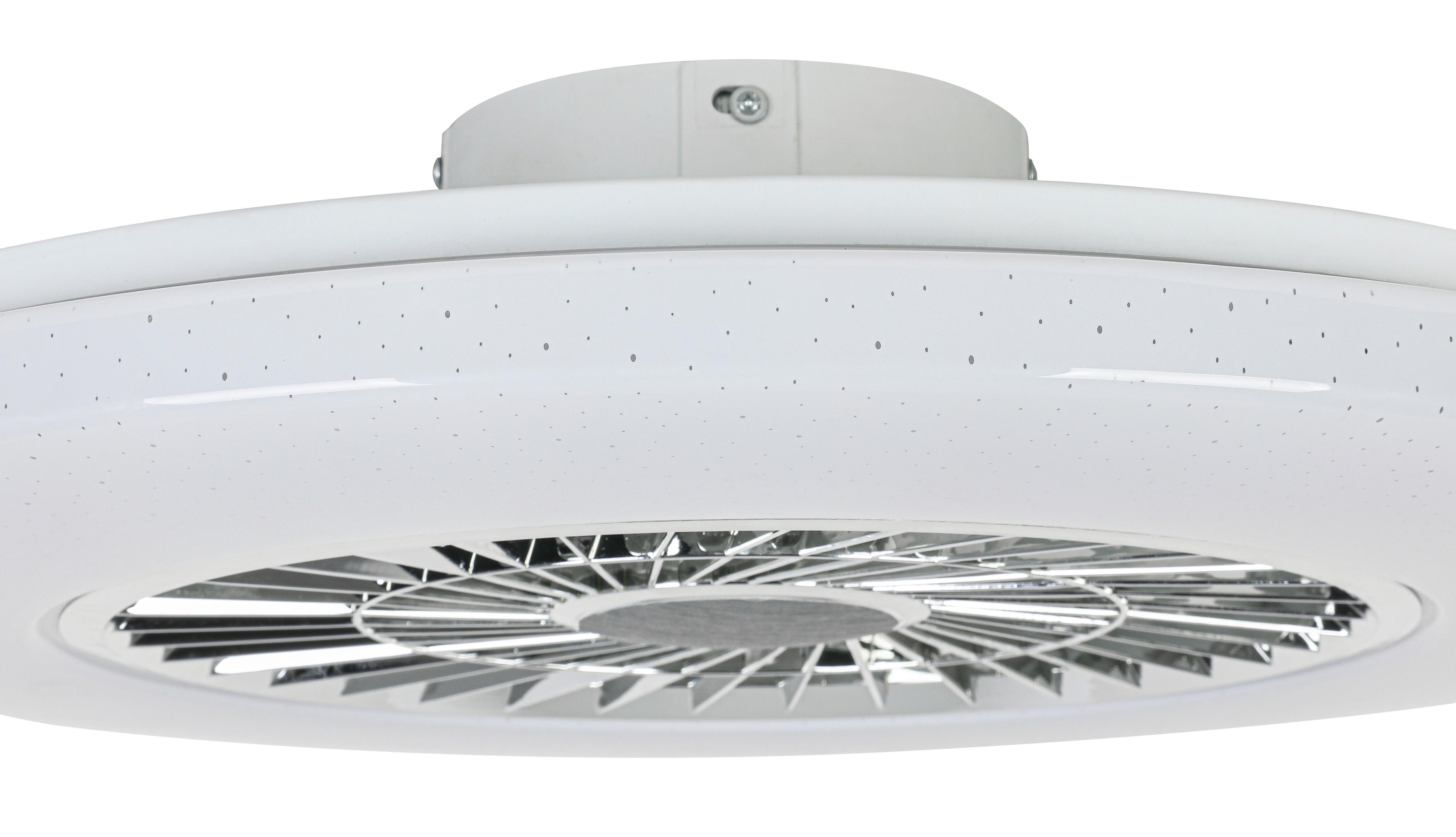 LED-TAKLAMPA LUFTIKU - vit/kromfärg, Klassisk, metall/plast (58/14,5cm) - Premium Living