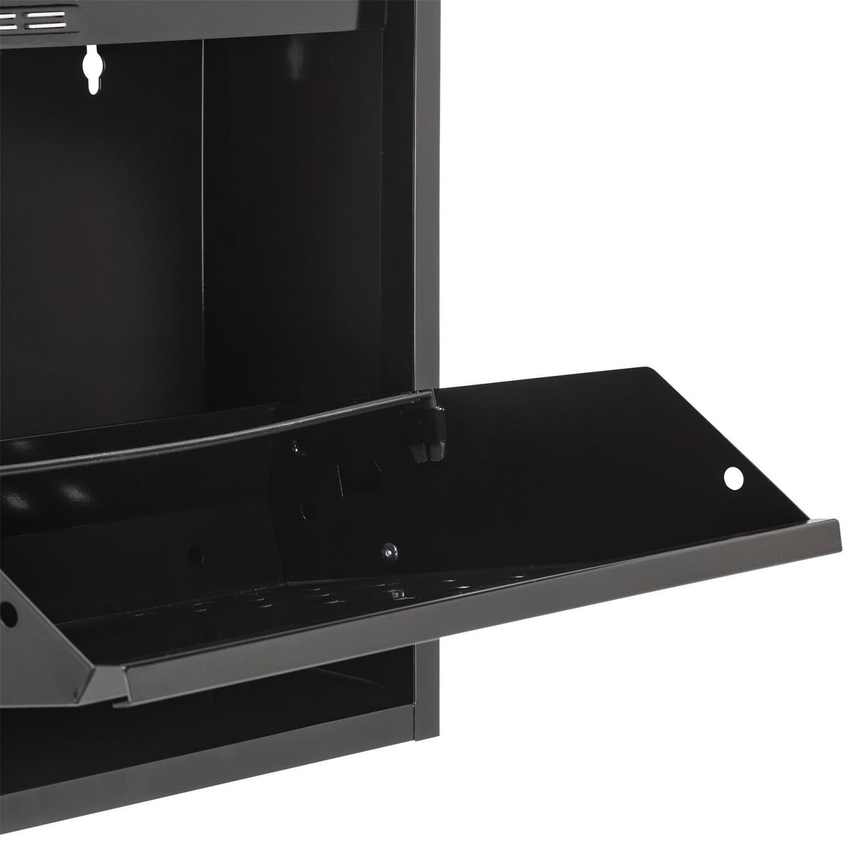 Schuhkipper in Schwarz - Schwarz, Modern, Metall (50/37/15cm) - Mömax